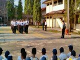 LATIHAN PBB BAGI SISWA BARU 2017 - 2018